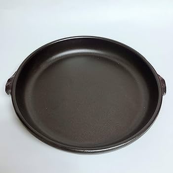 当社の 黒の大きいお皿2枚 直火 オーブン対応 食器